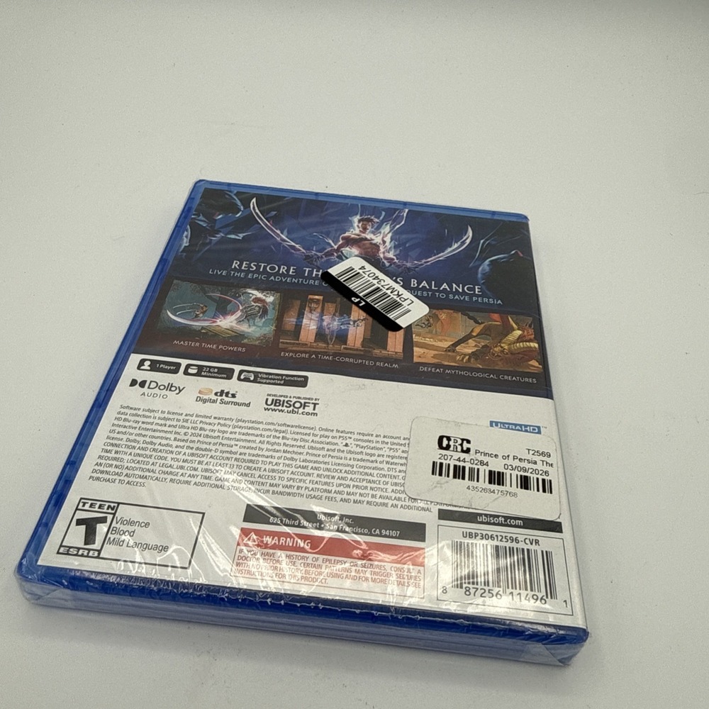 Playstation 5 Prince Of Persia The Lost Crown PS5 !!MINT!! Fast Shipping - Picture 2 of 4